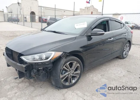 2017 Hyundai Elantra Limited z USA, uszkodzony, nr VIN 5NPD84LF4HH012457